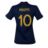 Dámy Fotbalový dres Francie Kylian Mbappe #10 MS 2022 Domácí Krátký Rukáv
